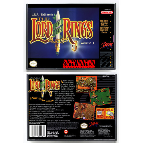 Lord of the Rings: Volume One